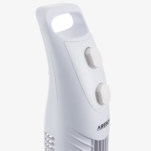 Tårnventilator 40W hvid