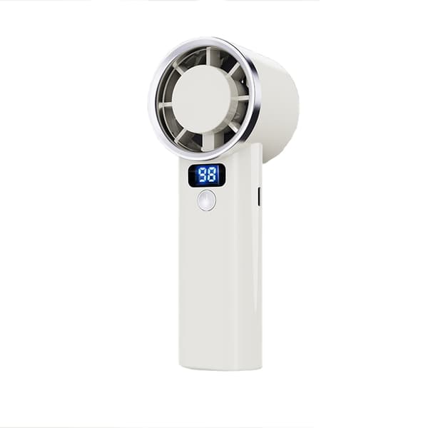 INF Mintgrøn håndholdt ventilator: Bærbar køling med lang batterilevetid Hvid