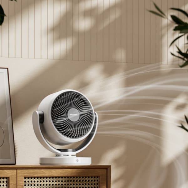 Philips skrivebordsventilator - Lille skrivebordsventilator til hjemmebrug, energibesparende og støjsvag, uundværlig til kontorer