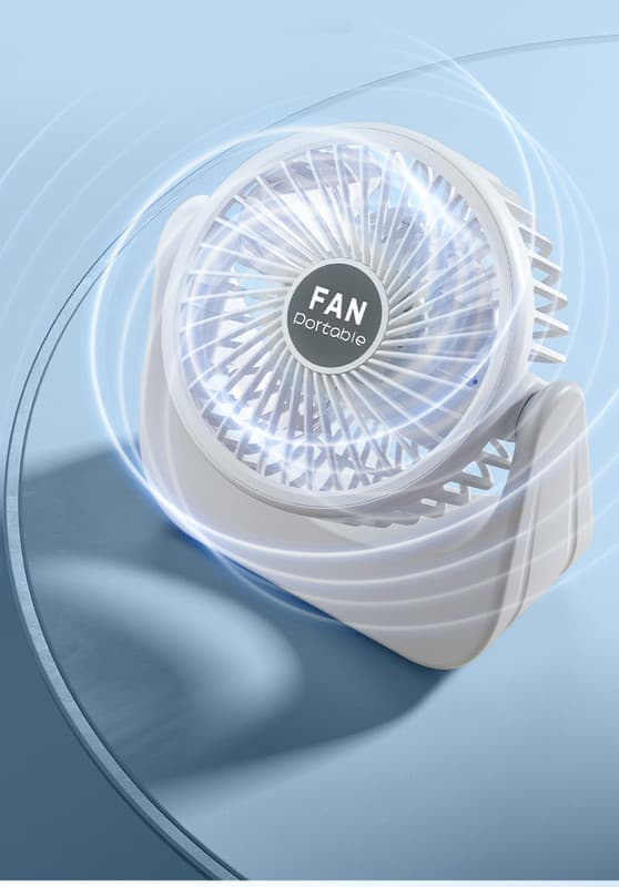 Philips USB Mini Fan – bærbar og genopladelig, et støjsvagt og holdbart værktøj til dit skrivebord og kollegium