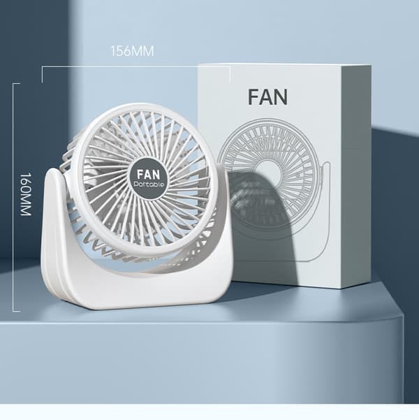 Philips USB Mini Fan – bærbar og genopladelig, et støjsvagt og holdbart værktøj til dit skrivebord og kollegium