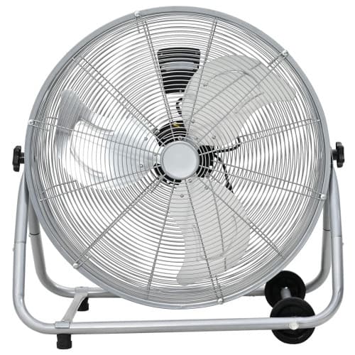 Fläkt med hjul 3 hastigheter Silver Φ64 cm