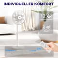 Miniatyrbillede 5 af 9: Pedestal Ventilator, 40x36x110 cm, Hvid