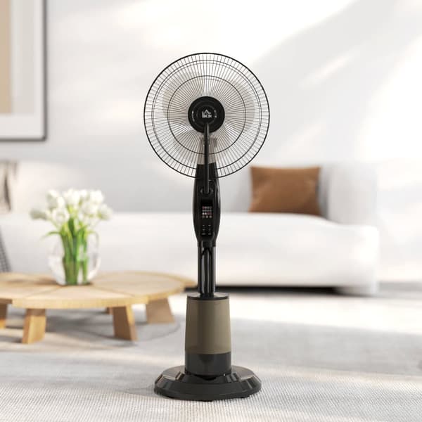 Ventilator med Vandkøling, 44.5Lx38.5Bx120H cm, Sort