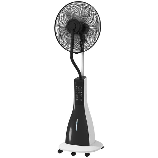 Ventilator med Vandkøling, 50x40x125 cm, Sort og Hvid