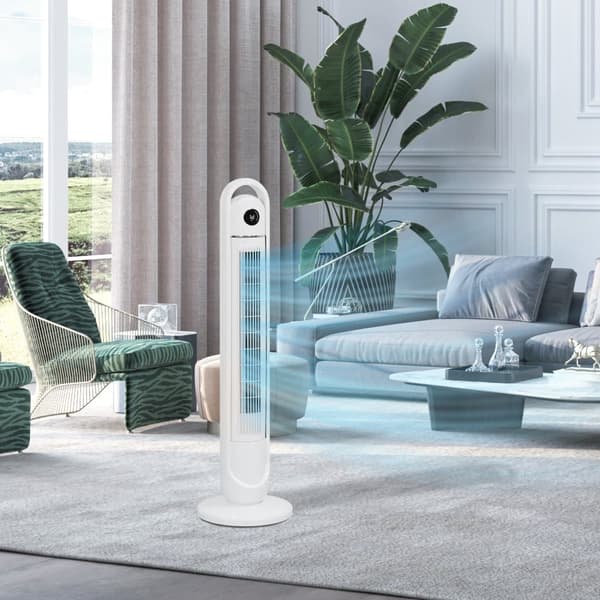 Tårnventilator, Ø31 x 109H cm, Hvid