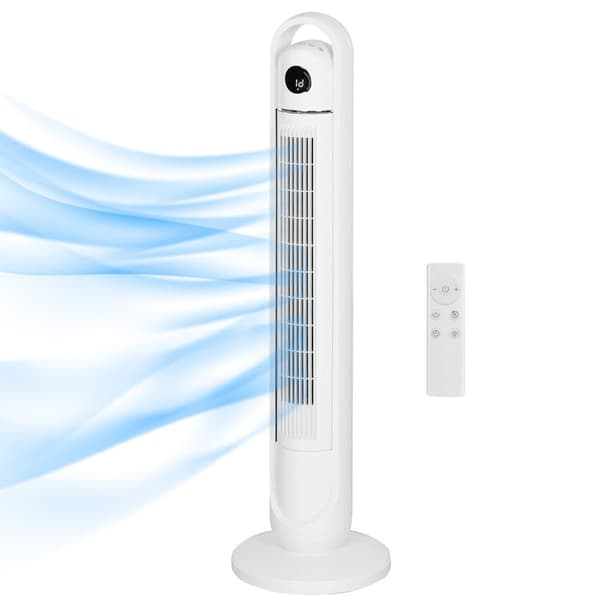 Tårnventilator, Ø31 x 109H cm, Hvid
