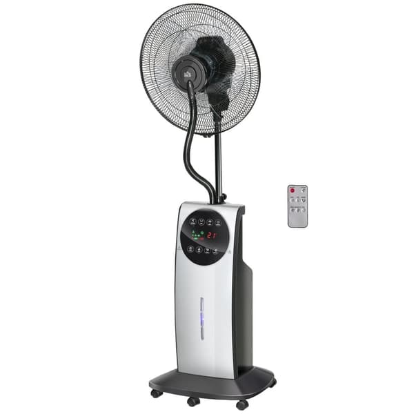 Stående ventilator, Ø 44,5x135H cm, Sort