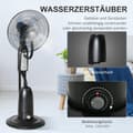 Miniatyrbillede 5 af 9: Stående ventilator, Ø44,5 cm x H120 cm, Sort