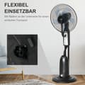 Miniatyrbillede 7 af 9: Stående ventilator, Ø44,5 cm x H120 cm, Sort