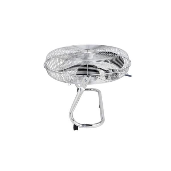 Industriel gulvventilator - Luftcirkulationsventilator - OCEANIC - 120 W - 3 hastigheder - Ø 45 cm - Krom
