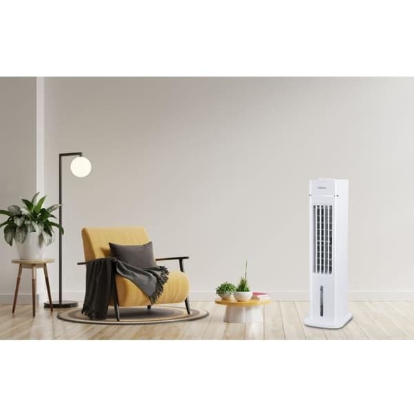 OCEANIC Luftkylare OCEANIC Tornfläkt - 70W - Höjd 76,5 cm - 3,5L - 3 hastigheter - Oscillerande - Vit