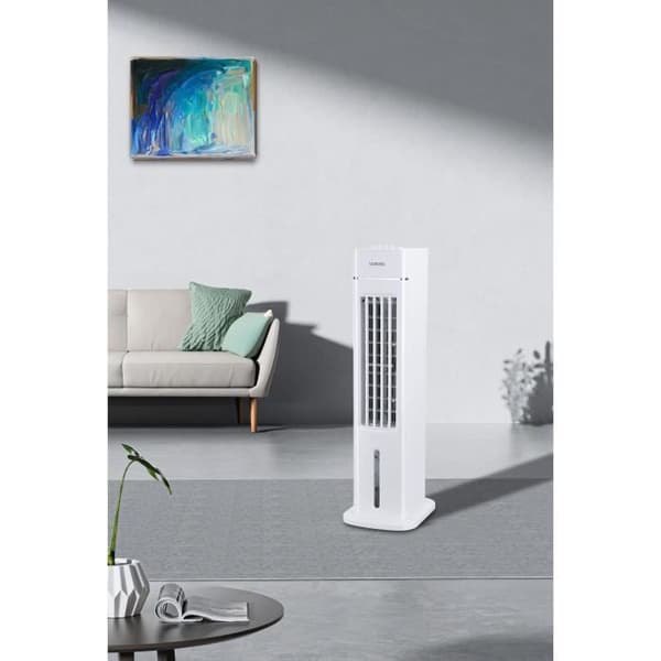 OCEANIC Luftkylare OCEANIC Tornfläkt - 70W - Höjd 76,5 cm - 3,5L - 3 hastigheter - Oscillerande - Vit