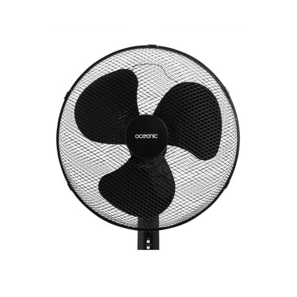 OCEANIC lattiatuuletin - 45 W - Ø 44 cm - 3 nopeutta - värähtelevä - kallistuva - musta