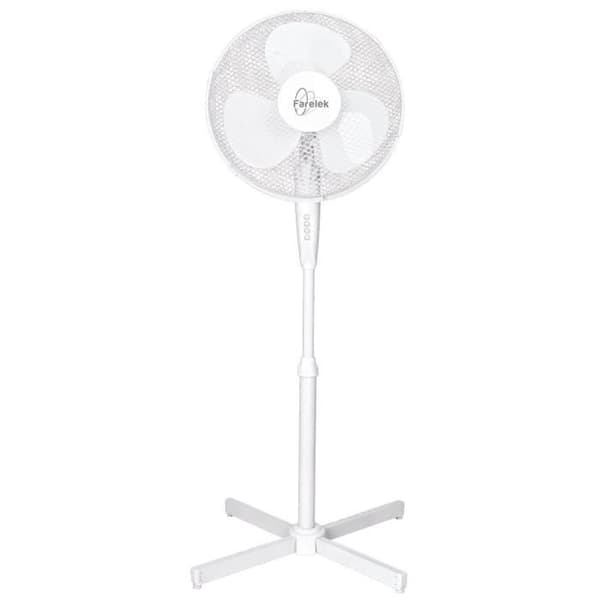 Ventilator - TENESSEE - 40 cm - 3 hastigheder - 50w - Hvid