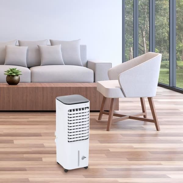 Luftkøler - FARELEK - 112201 - 3 hastigheder - 7.5 timer - 12 L - Hvid
