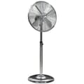 Miniatyrbillede 1 af 2: 40 cm 50W forkromet piedestalventilator - ARIZONA - 3 oscillerende hastigheder