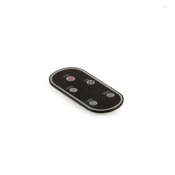 DOMO-tornituuletin 107 cm 45 W musta ja hopea