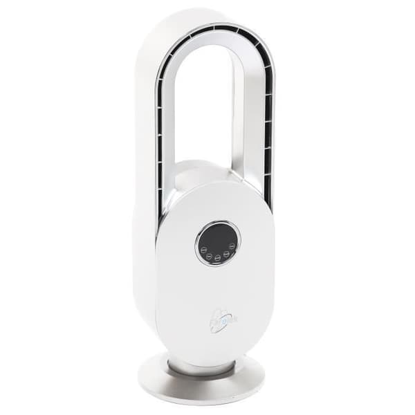 Bordventilator uden blade - FARELEK - SILENT-AIR ARCH - 45W - Hvid og sølv - 3 hastigheder