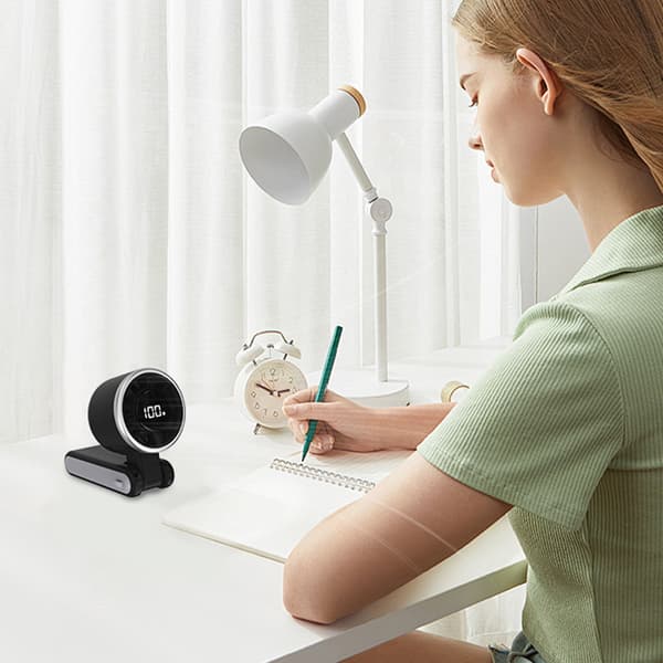 INF Foldbar Ventilator: Bærbar Køleløsning Grå