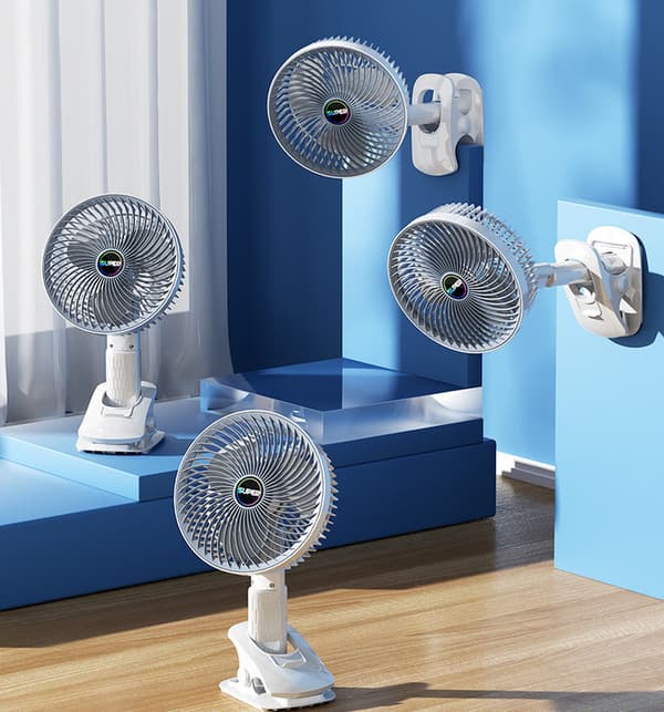 Multifunktionel klip ventilator håndholdt ventilator