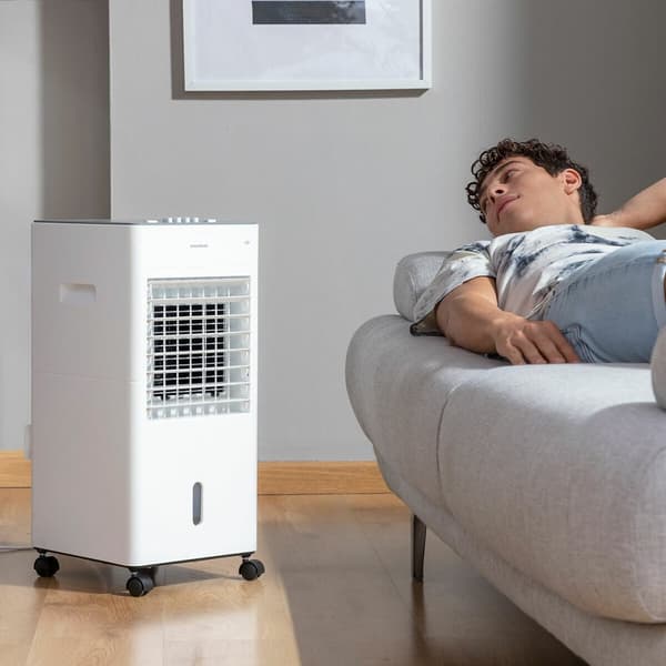 Bärbar multifunktionell evaporativ luftkonditionering Airvecove InnovaGoods 5 L 65 W