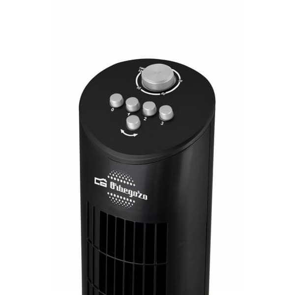 Tårnventilator Orbegozo TW0800 60 W Sort