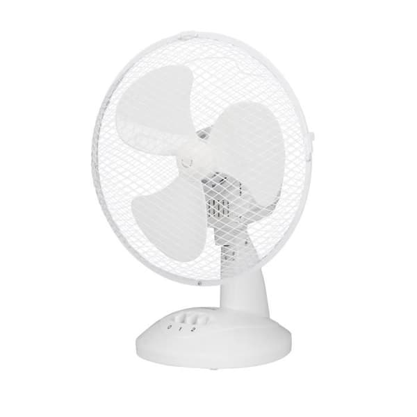 OCEANIC bordsfläkt - 30W - Diameter 23 cm - 2 hastigheter - Oscillerande - Vit