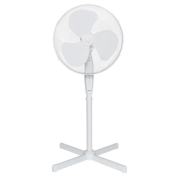 OCEANIC standerventilator - 45W - Diameter 40 cm - Justerbar højde - Oscillation - Hvid