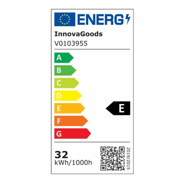 KÄYTETTY Kattotuuletin LED-valaisimella ja 4 taitettavilla siivekkeillä InnovaGoods (Kunnostetut Tuotteet B)