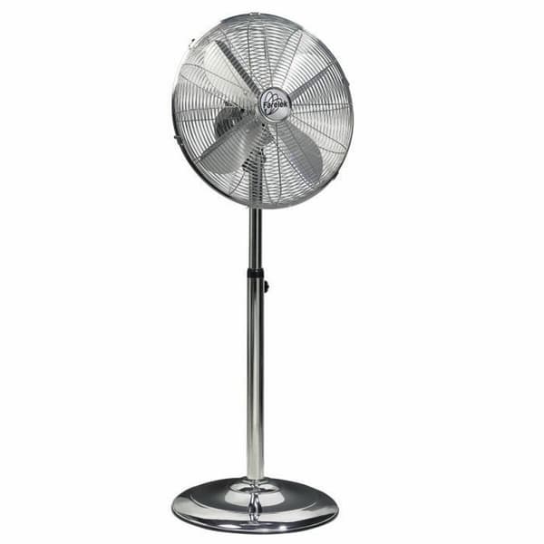 Fritstående ventilator FARELEK Sølvfarvet Ø 40 cm Hvid