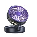 Miniatyrbild 11 av 11: OBOSOE Kraftfull kylfläkt, kompakt luftcirkulator för hela rummet. Oscillator för bord, skrivbord, bärbar återanvändbar fläkt