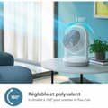 Miniatyrbillede 3 af 3: Fritstående ventilator Philips Hvid