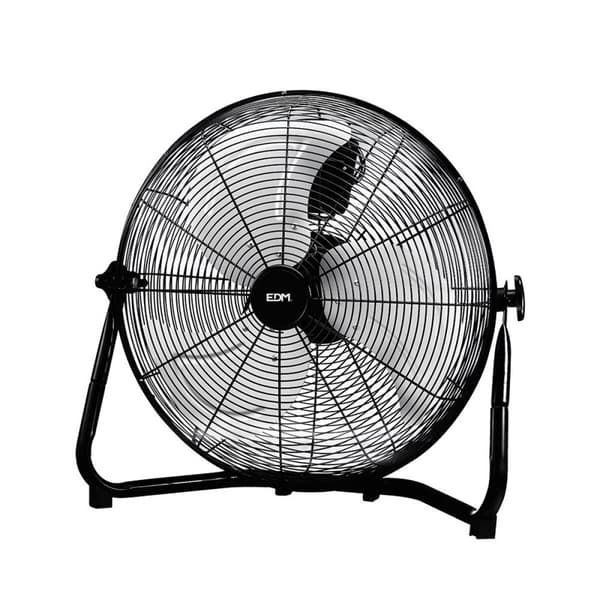 Gulvventilator EDM 33935 Sort 100 W 110 W Ø 45 x 54 cm industriel