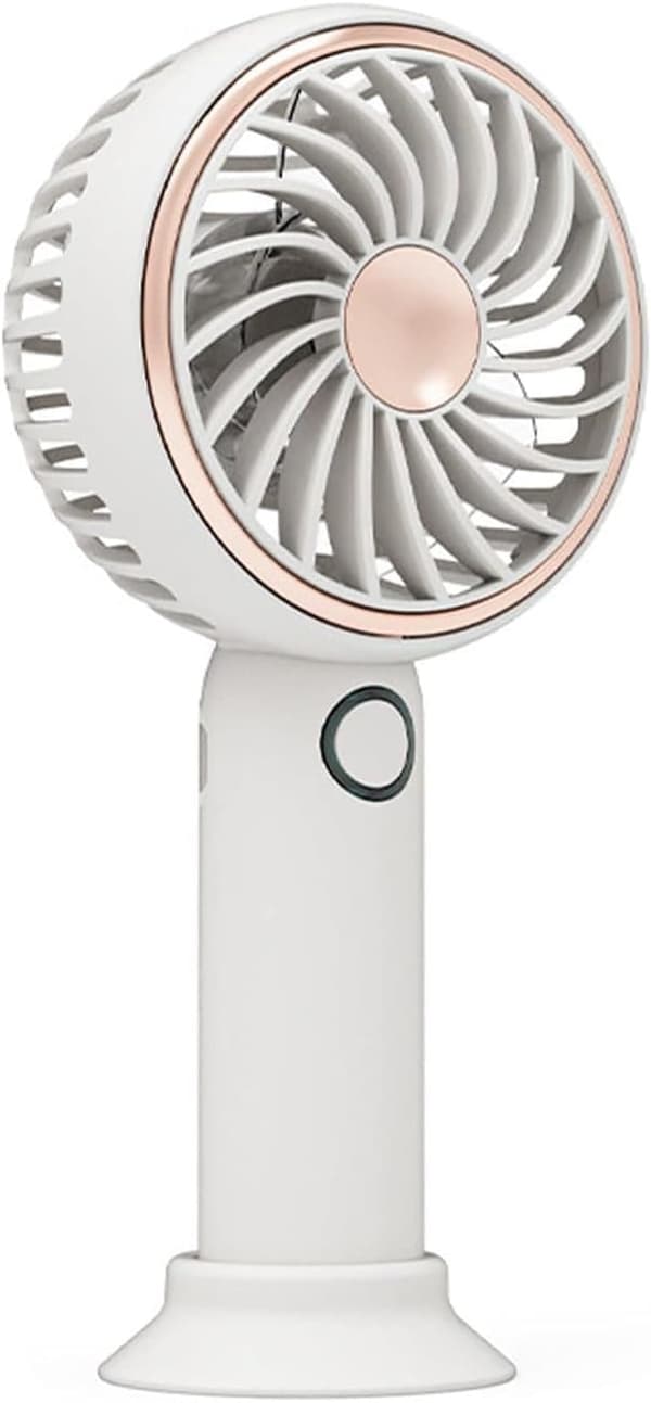 Bomclap Uppladdningsbar fläkt Handhållen Sportbar Mini 3 hastighetsjusterbar Mute Desktop Kylning Sommar Hem Utomhus Resa