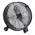 Miniatyrbillede 1 af 2: Gulvventilator EDM Sort 180 W Ø 60 cm industriel