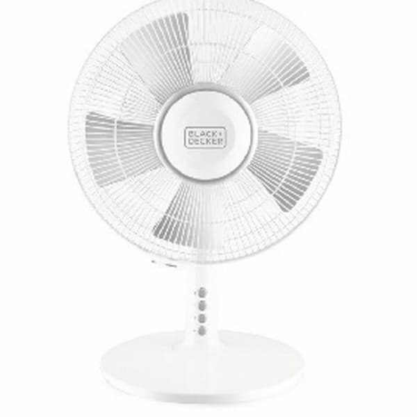 Fritstående ventilator Black & Decker ES9440010B Hvid 40 W