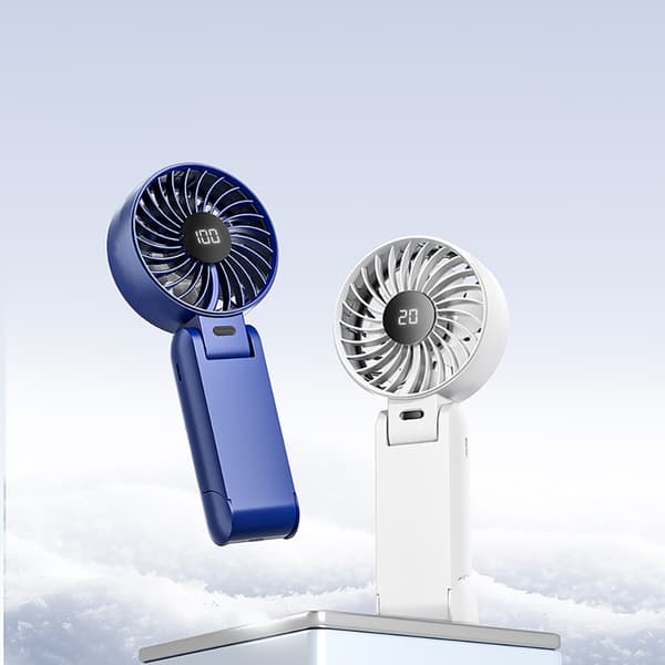 INF Bærbar halsventilator med snor Blå