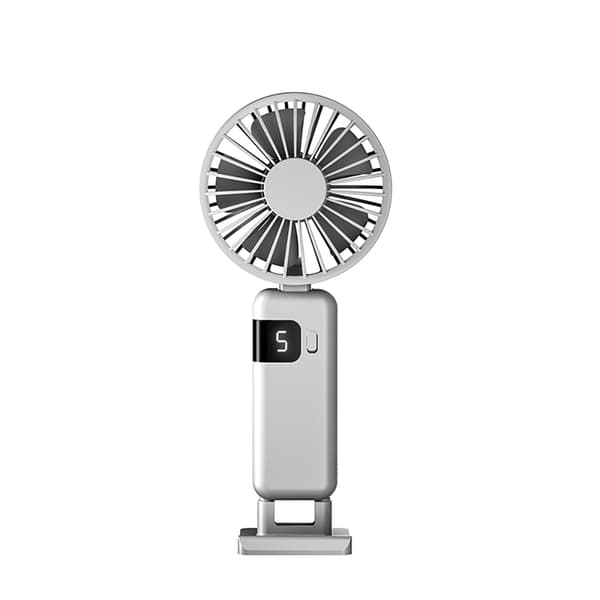 INF Digital Display Foldeventilator Hvid