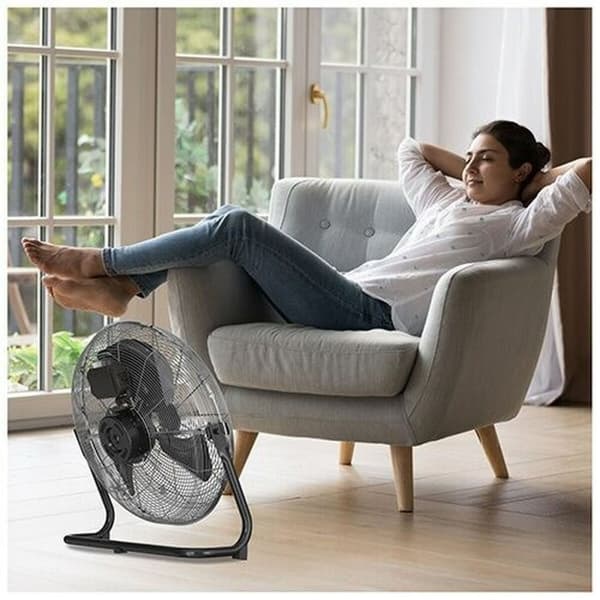 Bordsfläkt Black & Decker ES9440220B Svart Stål 120 W