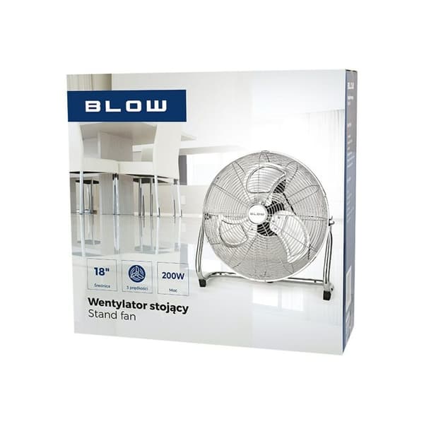Bordsfläkt Blow 44-065# Silvrig Aluminium 110 W