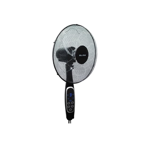 Piedestalfläkt med fjärrkontroll Blow 44-076# Aluminium 60 W