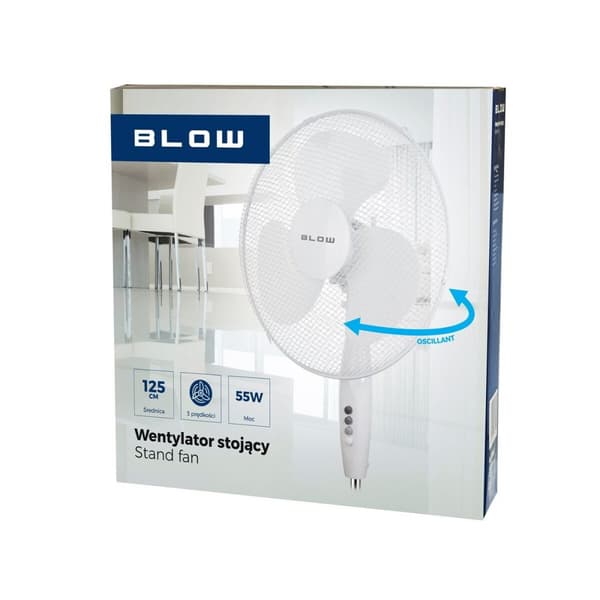 Stående Fläkt Blow 44-064# Vit 110 W