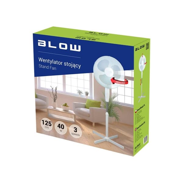 Stående Fläkt Blow 44-064# Vit 110 W