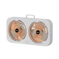 Miniatyrbild 1 av 9: OBOSOE USB-fläkt / Bordsfläkt - Dubbelblad, 360° Rotera, 3 Hastigheter, Tyst Uppladdningsbar Mini Fläkt