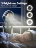 Miniatyrbillede 3 af 8: Auledio genopladelig 3-trins klapvognsventilator – bærbar kost til seng, kontor og klapvogn