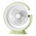 Miniatyrbillede 2 af 9: OBOSOE bordventilator 3-i-1 blæser med lampe, bærbar blæser 1200/2400mah, 3 hastigheder
