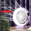 Miniatyrbillede 5 af 10: OBOSOE bordventilator 3-i-1 blæser med lampe, bærbar blæser 1200/2400mah, 3 hastigheder