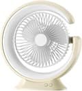 Miniatyrbillede 2 af 10: OBOSOE bordventilator 3-i-1 blæser med lampe, bærbar blæser 1200/2400mah, 3 hastigheder