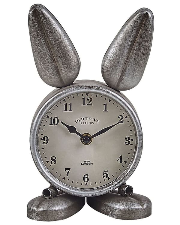 Bordur Kaninformet Metal Sølv Moderne Stil